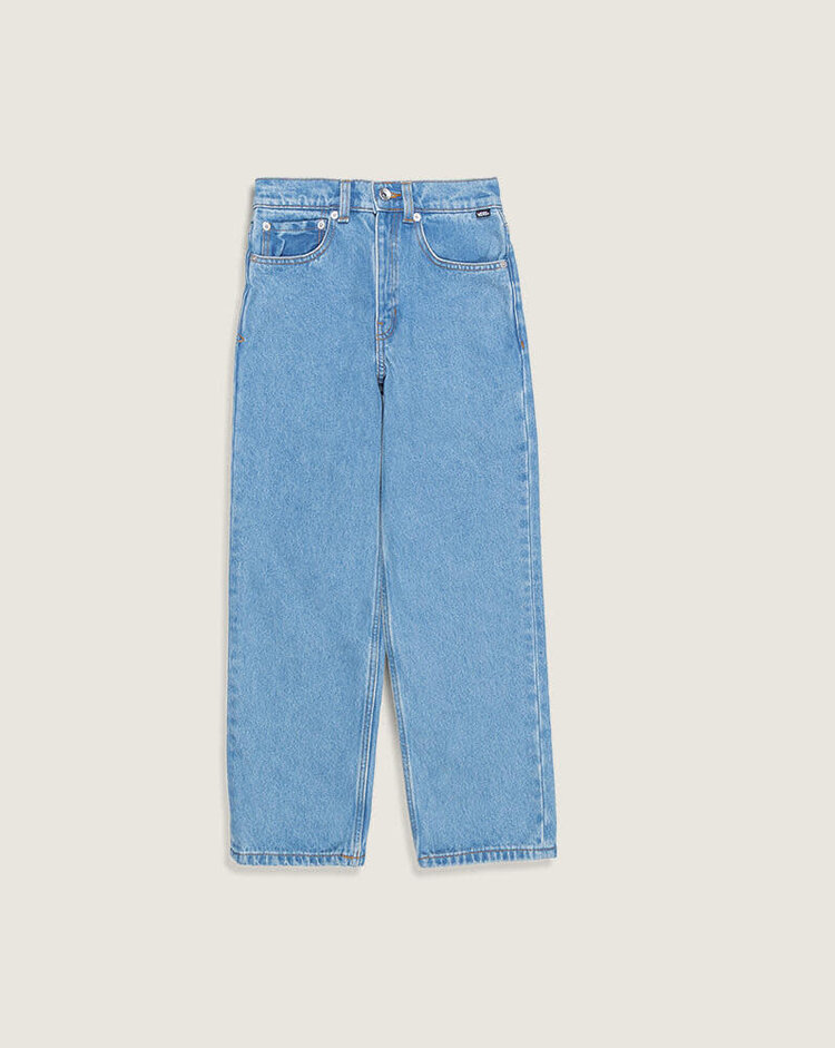 VANS VANS Kids Check-5 Loose Denim Pants Stonewash Blue