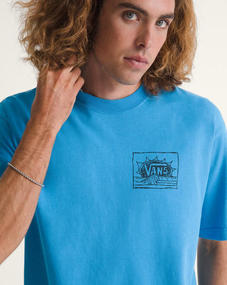 VANS VANS Bright Day T-Shirt Bright Azure Blue