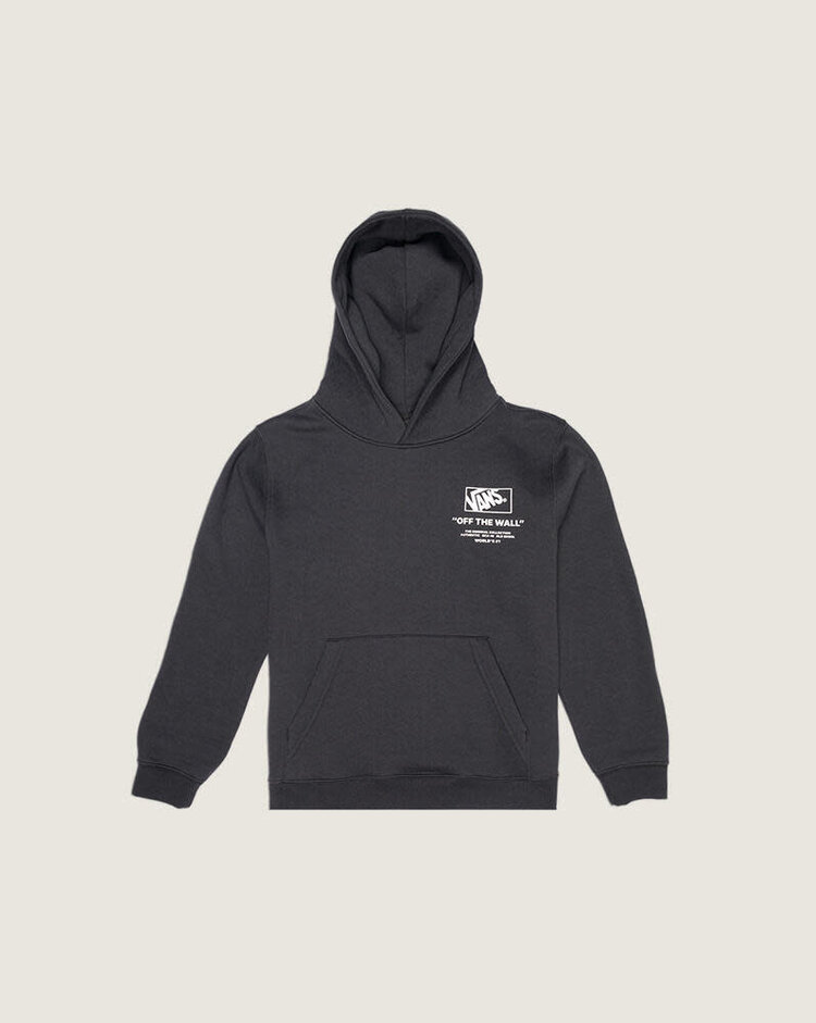 VANS VANS Kids Stacked Hi Pullover Hoodie Black / White