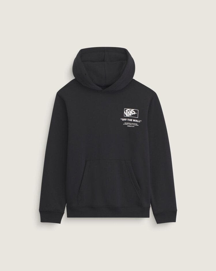 VANS VANS Kids Stacked Hi Pullover Hoodie Black / White