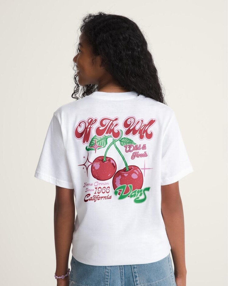 VANS VANS Kids Cherry Shack T-Shirt White