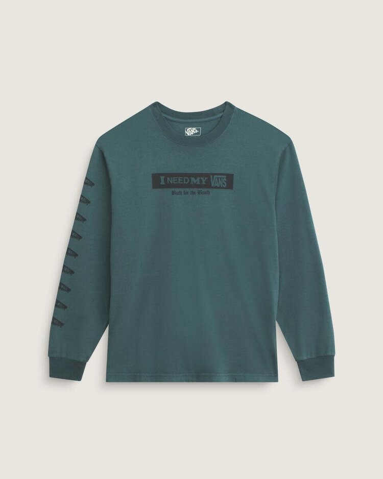 VANS VANS I Need My Long Sleeve T-Shirt Mossy Olive Green