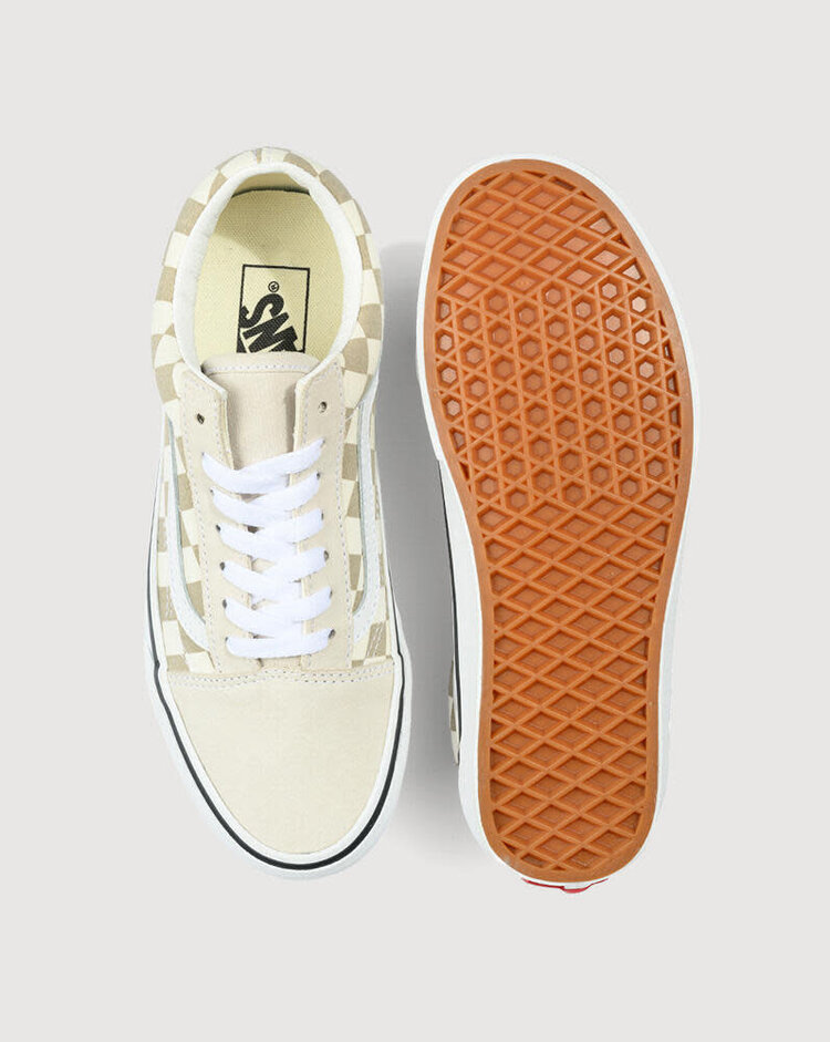VANS VANS Old Skool Checkerboard Shoe Checkerboard Oatmeal Beige