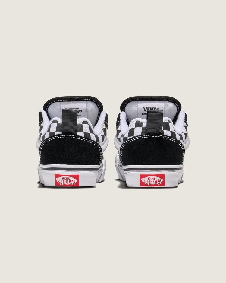 VANS VANS Big Kids Knu Skool Checkerboard Shoe Checkerboard Black / True White
