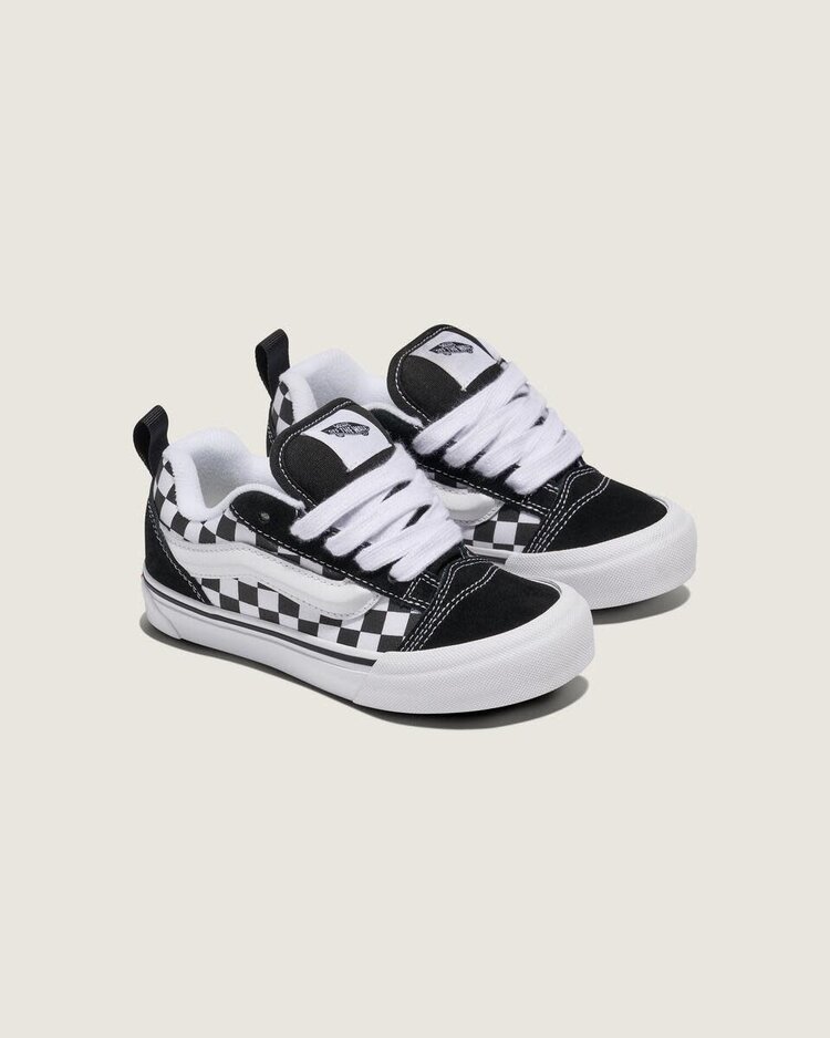 VANS VANS Big Kids Knu Skool Checkerboard Shoe Checkerboard Black / True White