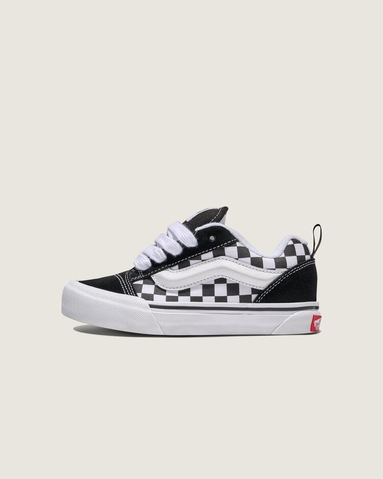 VANS VANS Big Kids Knu Skool Checkerboard Shoe Checkerboard Black / True White
