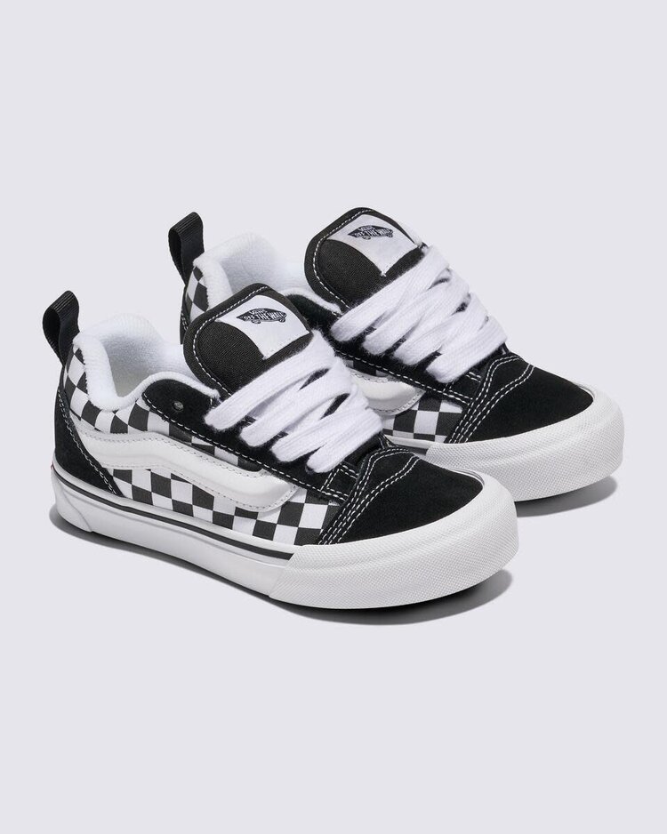 VANS VANS Big Kids Knu Skool Checkerboard Shoe Checkerboard Black / True White