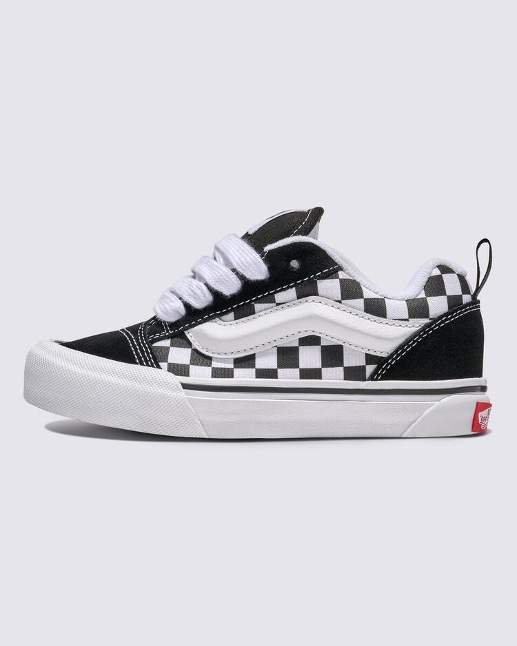 VANS VANS Big Kids Knu Skool Checkerboard Shoe Checkerboard Black / True White