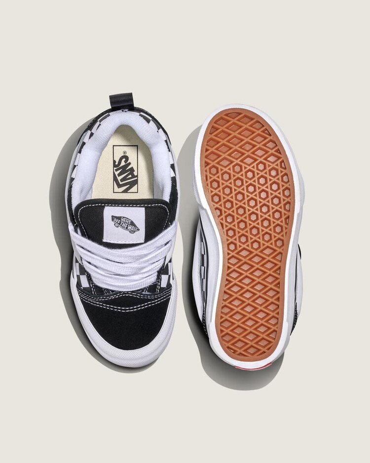 VANS VANS Big Kids Knu Skool Checkerboard Shoe Checkerboard Black / True White
