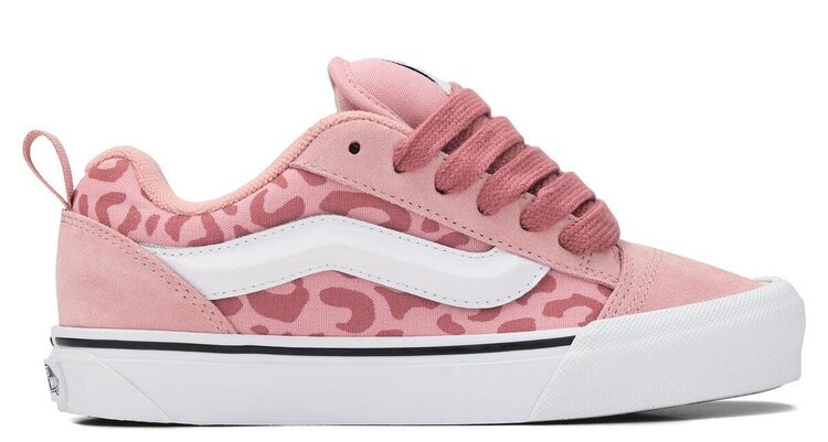 VANS VANS Big Kids Knu Skool Shoe Leopard Misty Mauve Pink