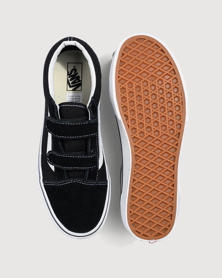 VANS VANS Big Kids Old Skool V Shoe Black / True White