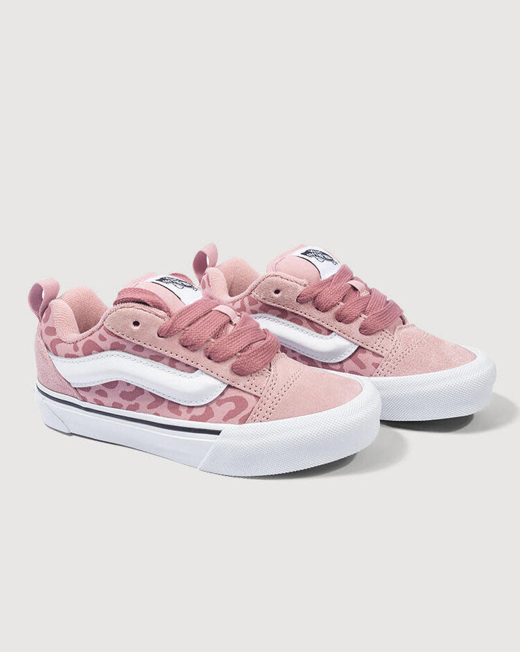 VANS VANS Little Kids Knu Skool Shoe Leopard Misty Mauve Pink