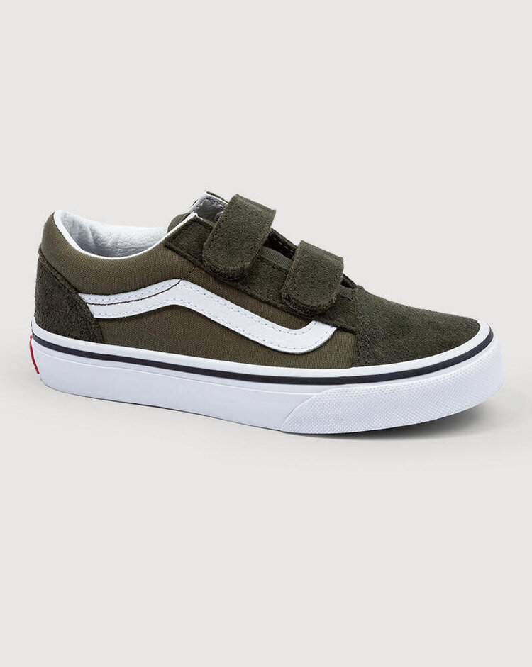 VANS VANS Little Kids Old Skool V Shoe Obsidian Fern Green