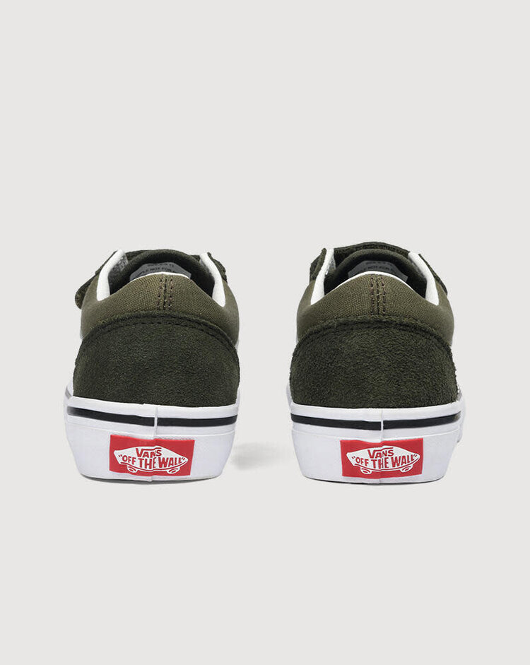 VANS VANS Little Kids Old Skool V Shoe Obsidian Fern Green