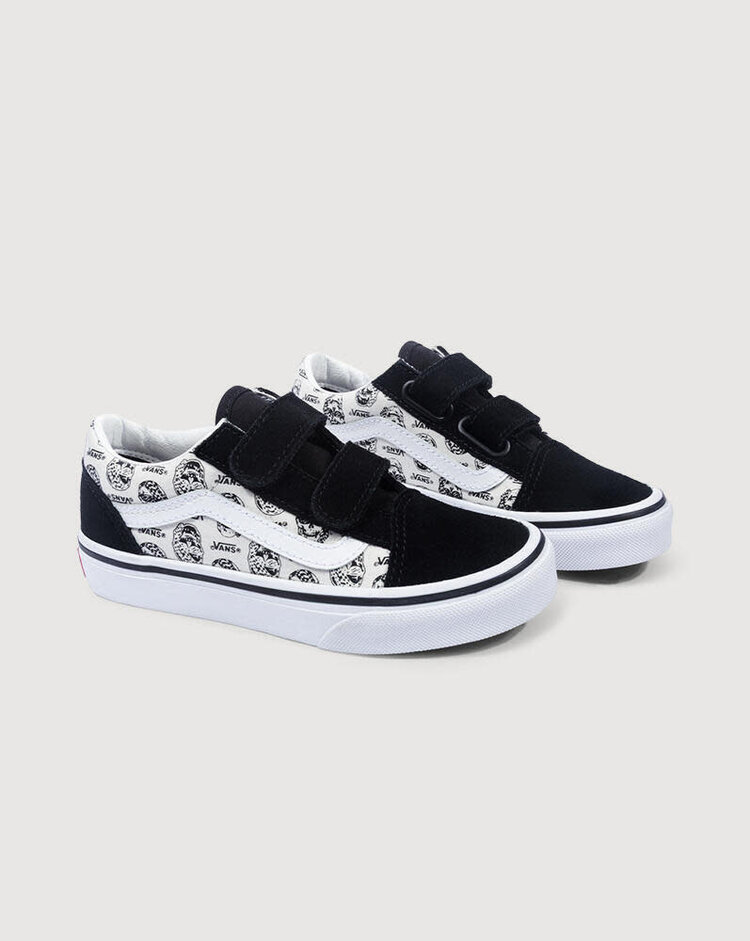 VANS VANS Little Kids Old Skool V Shoe Black / White