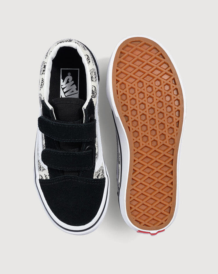 VANS VANS Little Kids Old Skool V Shoe Black / White