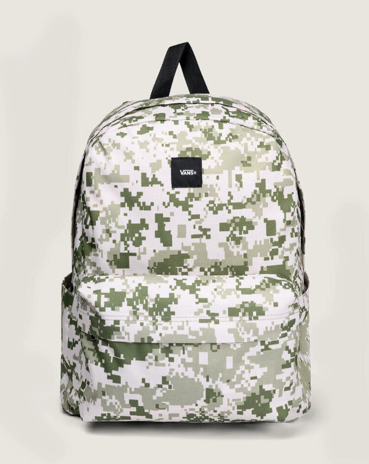 VANS VANS Old Skool Backpack Neutral Olive Green / Marshmallow White