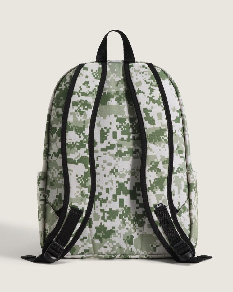 VANS VANS Old Skool Backpack Neutral Olive Green / Marshmallow White