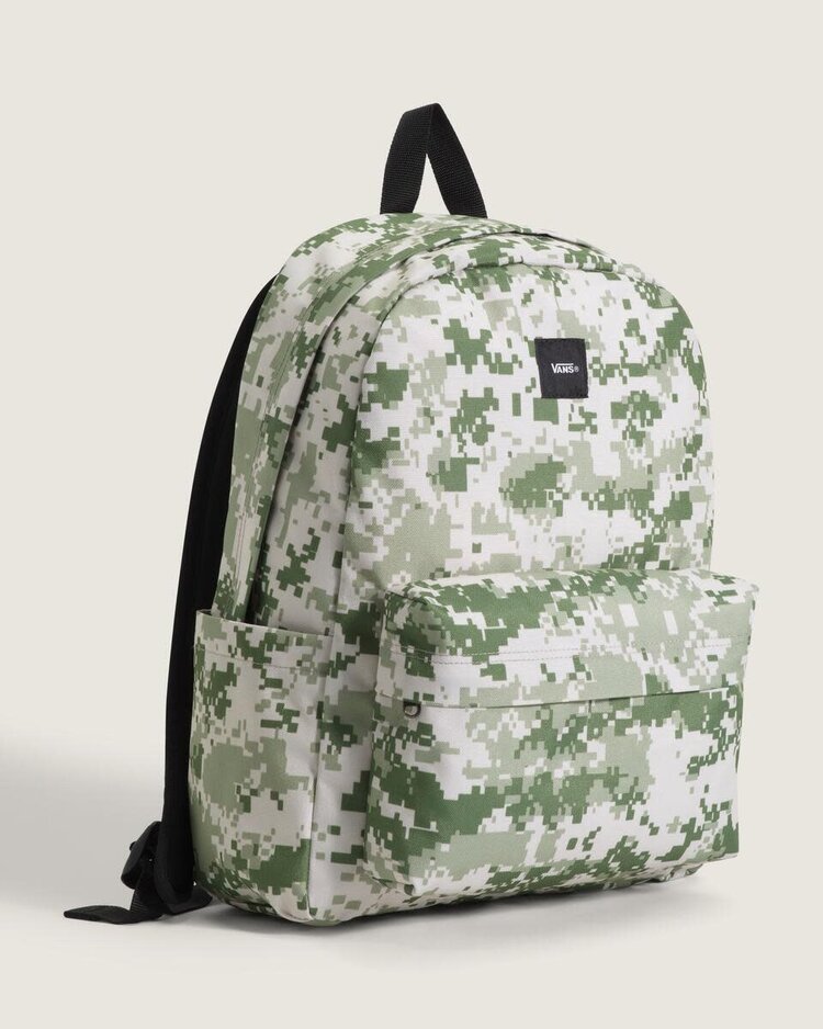 VANS VANS Old Skool Backpack Neutral Olive Green / Marshmallow White