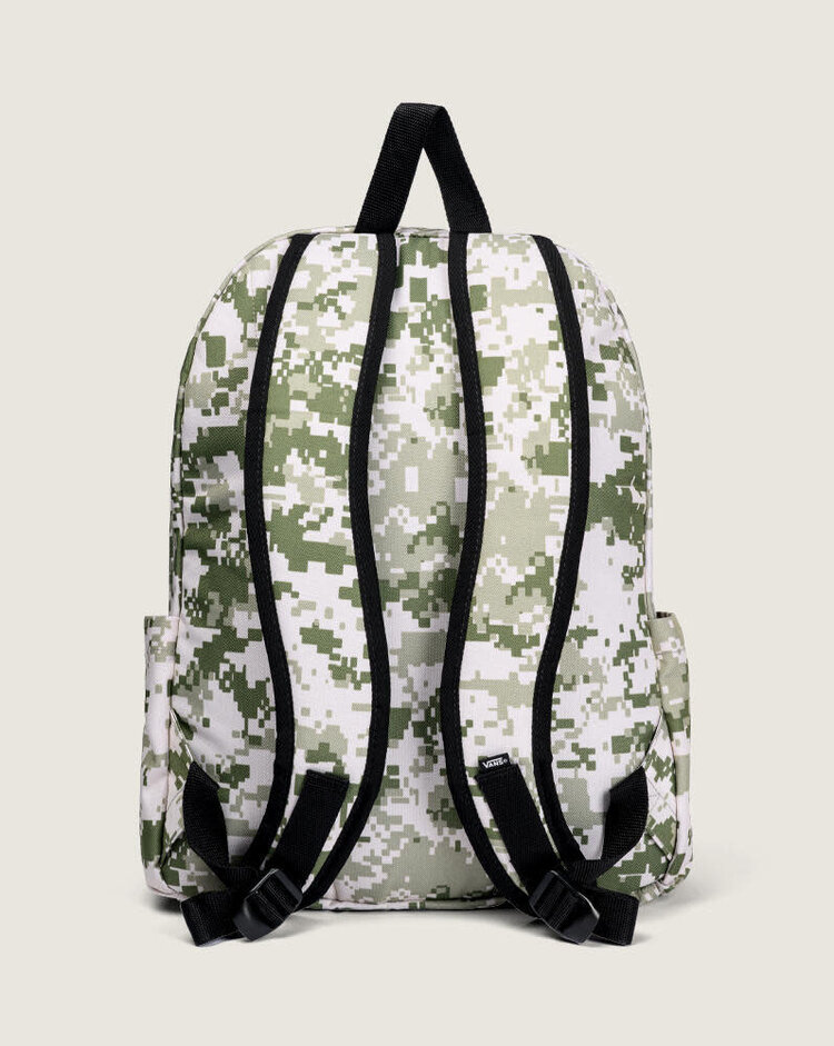 VANS VANS Old Skool Backpack Neutral Olive Green / Marshmallow White
