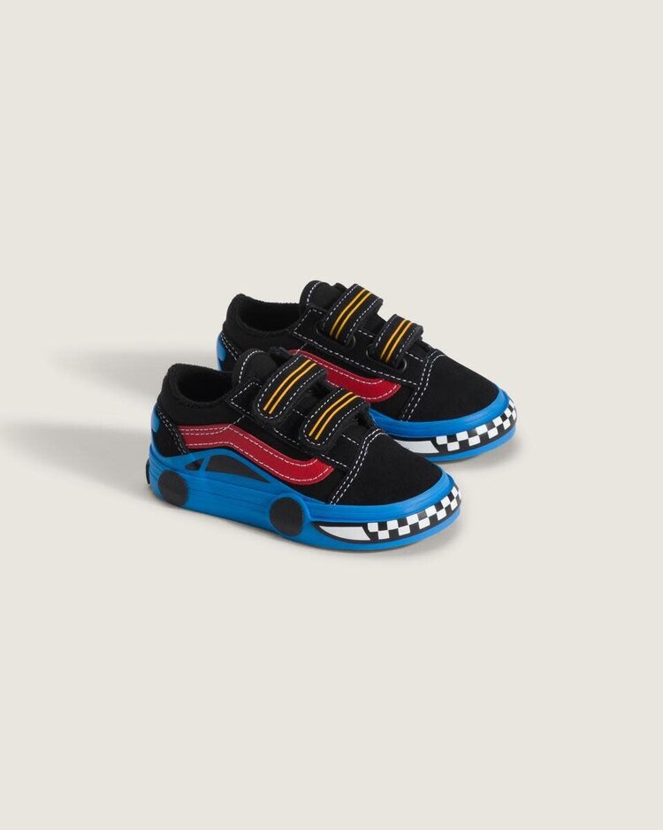 VANS VANS Toddler Old Skool V Shoe Black / Blue