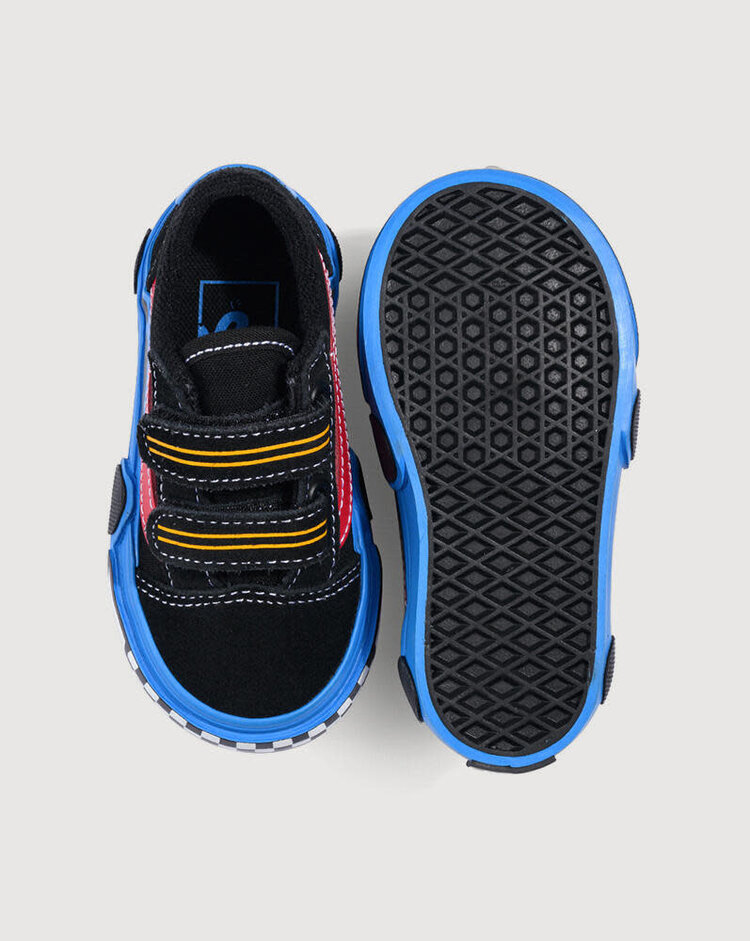VANS VANS Toddler Old Skool V Shoe Black / Blue