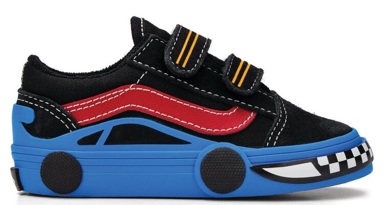 VANS VANS Toddler Old Skool V Shoe Black / Blue