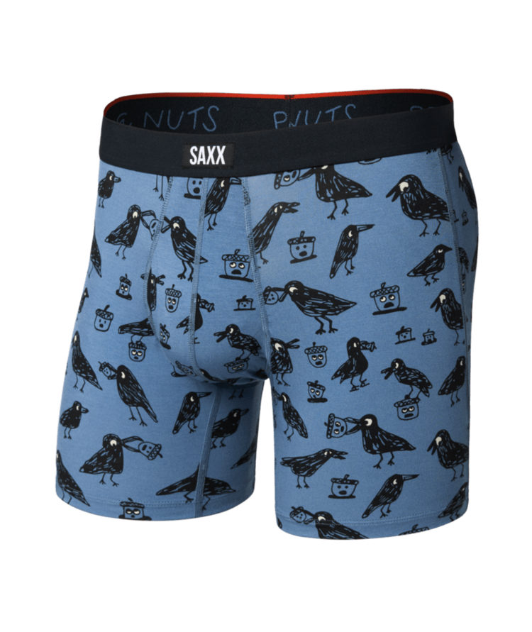 SAXX SAXX Vibe Xtra Soft Comfort Boxer Brief Fly Protect The Nuts Blue Horizon Ptn
