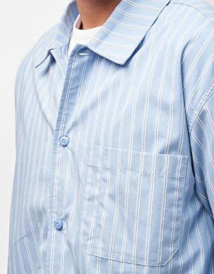 DICKIES DICKIES Mens Venedocia Stripe S/S Shirt Endless Sky