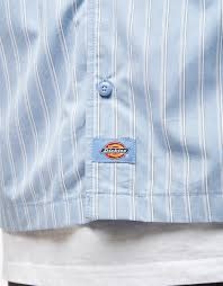 DICKIES DICKIES Mens Venedocia Stripe S/S Shirt Endless Sky
