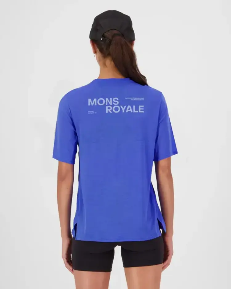 MONS ROYALE MONS ROYALE Aero Ultralight Merino T Shirt Ultramarine