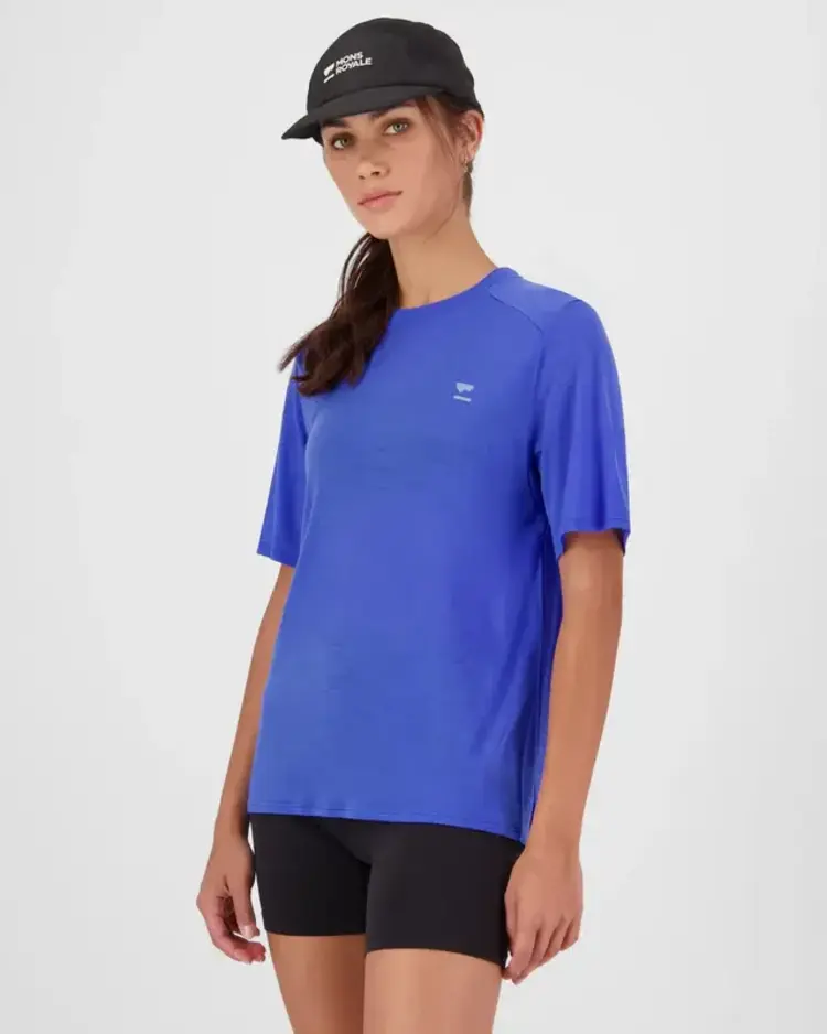 MONS ROYALE MONS ROYALE Aero Ultralight Merino T Shirt Ultramarine
