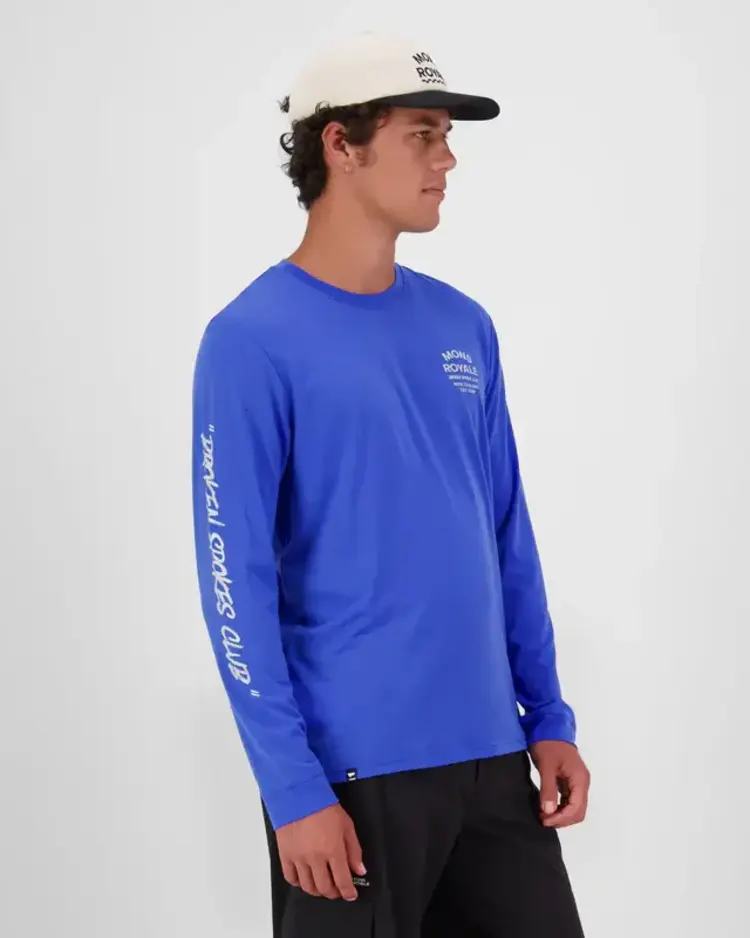 MONS ROYALE MONS ROYALE Icon Merino Long Sleeve Ultramarine