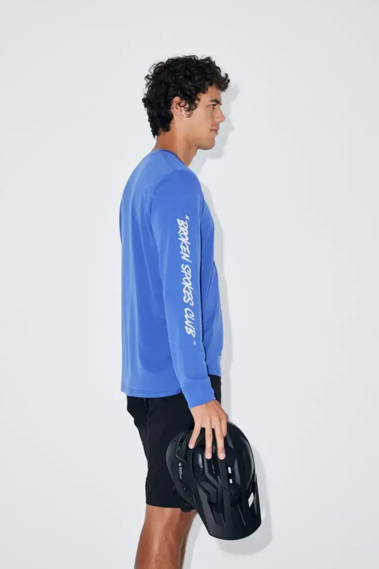 MONS ROYALE MONS ROYALE Icon Merino Long Sleeve Ultramarine