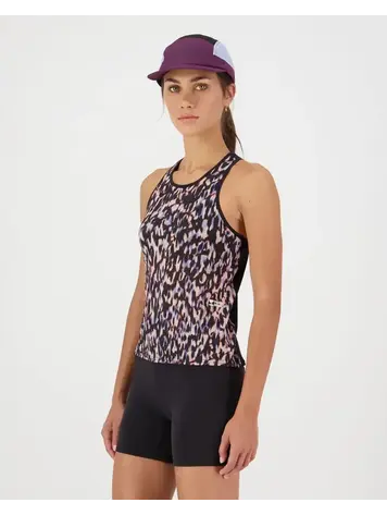 MONS ROYALE MONS ROYALE Bella Merino Tank Rock Leopard / Black