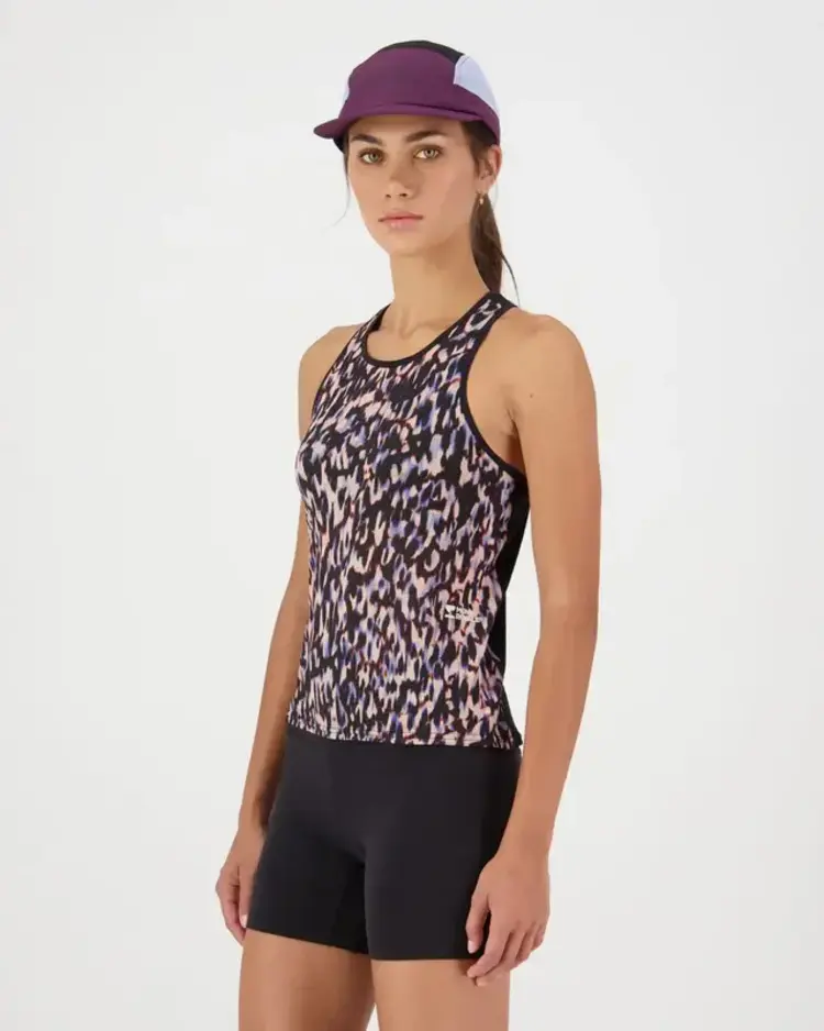 MONS ROYALE MONS ROYALE Bella Merino Tank Rock Leopard / Black