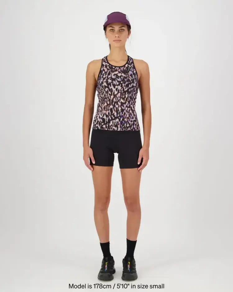MONS ROYALE MONS ROYALE Bella Merino Tank Rock Leopard / Black