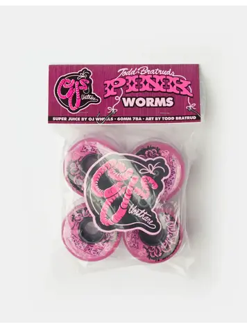 OJS WHEELS Pink Worms Super Juice Pnk 78A 60Mm