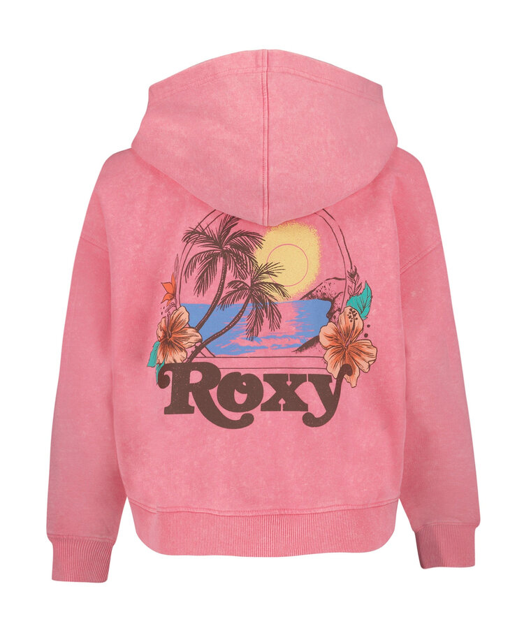 ROXY ROXY Girls' Sunset Oversized Hoodie Plumeria