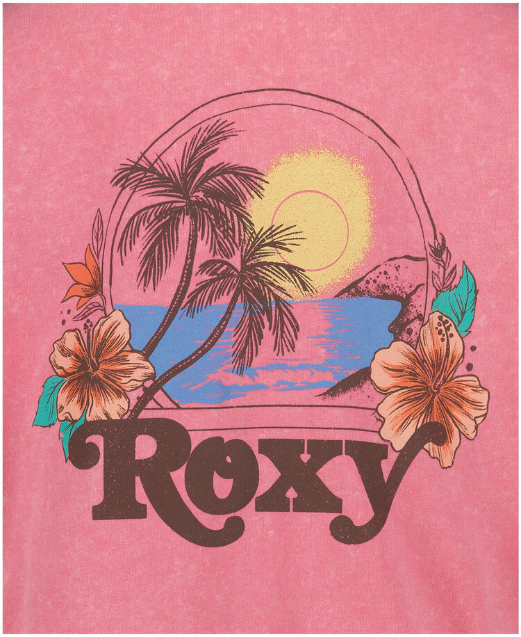 ROXY ROXY Girls' Sunset Oversized Hoodie Plumeria