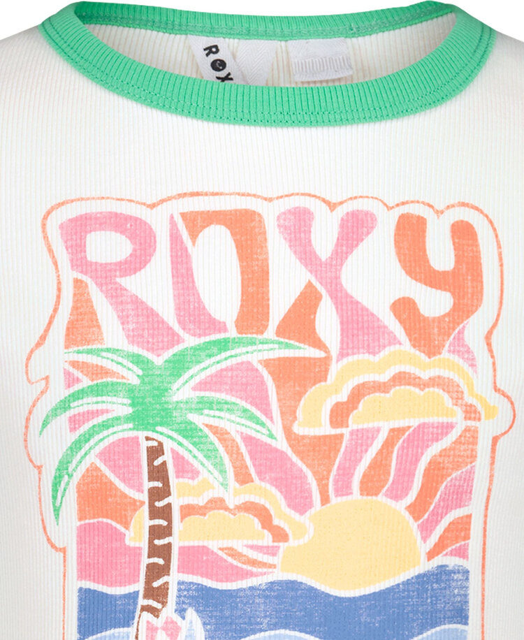 ROXY ROXY Girls' Ocean Poster Baby Tee Meadow
