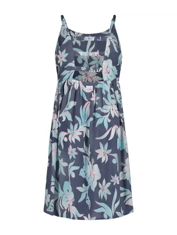 ROXY ROXY Girls' Hibiscus Hype Dress Vintage Indigo
