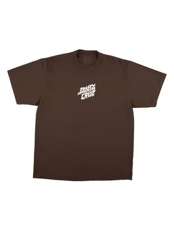 SANTA CRUZ SANTA CRUZ T-Shirt Razor Dot Center Mocha