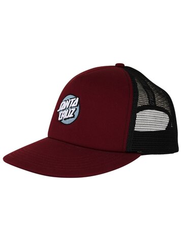 SANTA CRUZ SANTA CRUZ Trucker Hat Cruz Embroidered Maroon/Slate