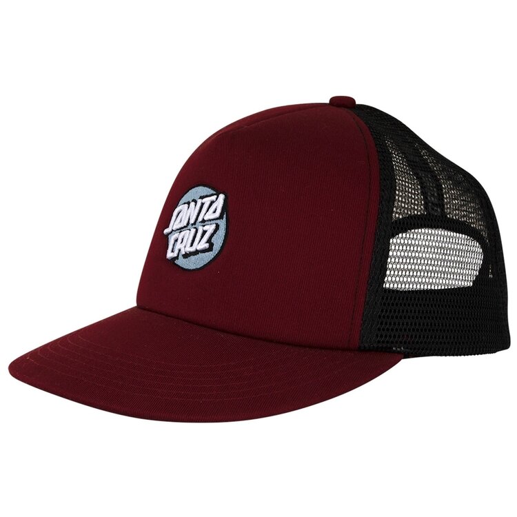 SANTA CRUZ SANTA CRUZ Trucker Hat Cruz Embroidered Maroon/Slate
