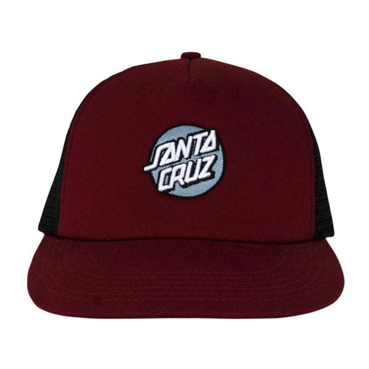 SANTA CRUZ SANTA CRUZ Trucker Hat Cruz Embroidered Maroon/Slate