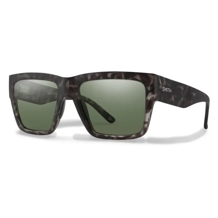 SMITH SMITH Lineup Matte Gray Tortoise Chromapop Polarized Gray Green