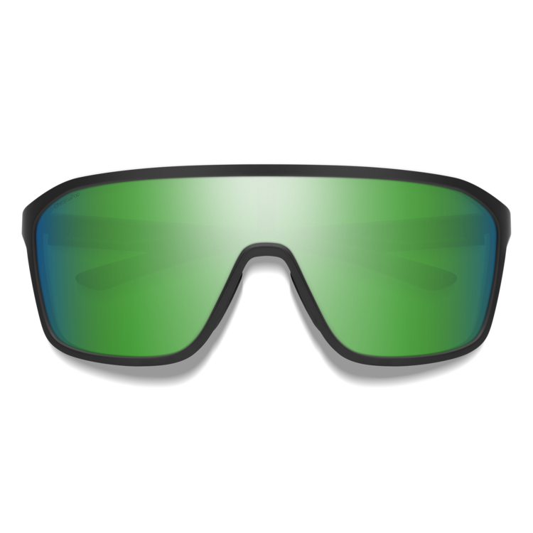 SMITH SMITH Boomtown Matte Black Chromapop Polarized Green Mirror