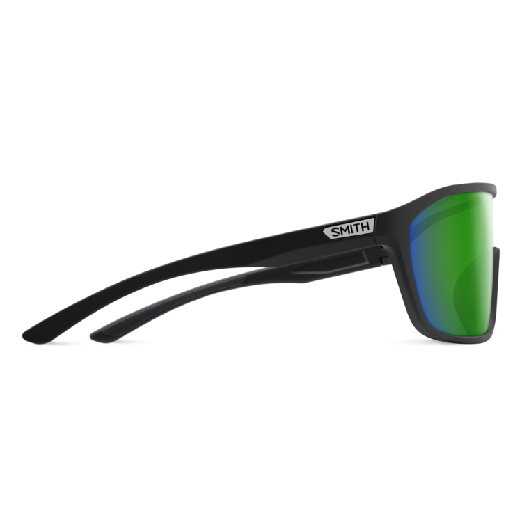SMITH SMITH Boomtown Matte Black Chromapop Polarized Green Mirror