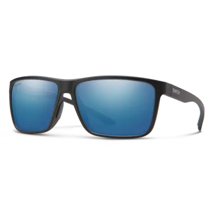 SMITH SMITH Riptide Matte Black Chromapop Glass Polarized Blue Mirror